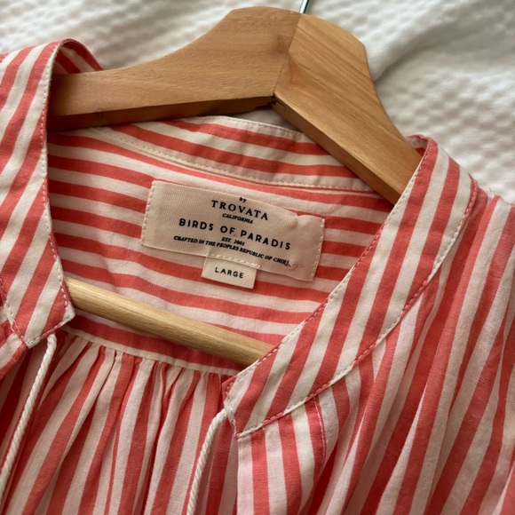 Trovata Coral Beachy Cotton Tassel Top - Picture 8 of 9